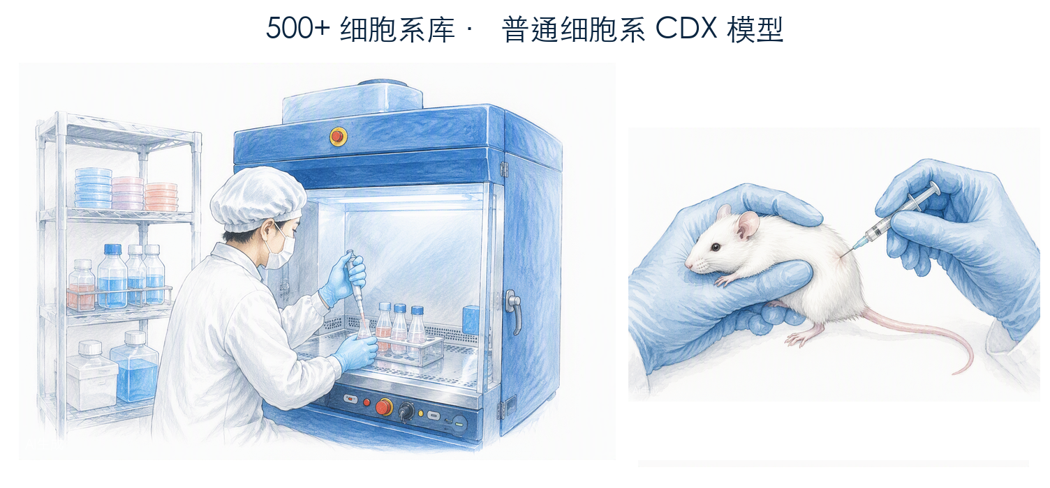 普通细胞系CDX模型